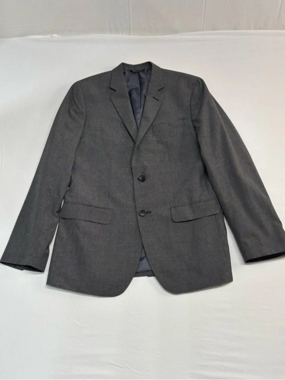 Banana Republic Gray Tailored Slim Fit 2-Button Suit Blazer Jacket 40R